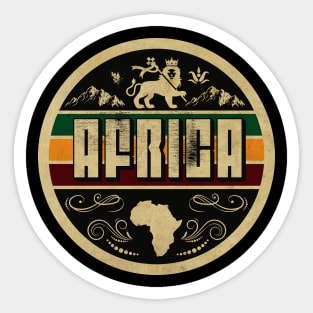 Africa Rasta Sticker